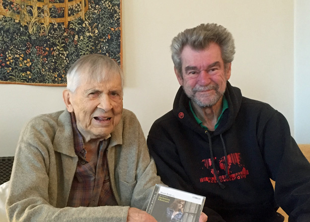 Presenting the recording by Sharon Bezaly of Rautavaara's Flute Concerto, some weeks prior to Rautavaara's death