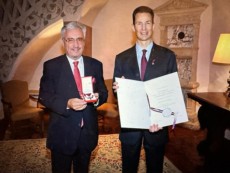 Drazen Domjanic awarded with the Knight’s Cross of the Order of Merit of the Principality of Liechtenstein