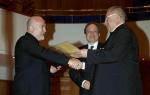 Baroque Instrumental Winner John Holloway with ICMA's Franz Patay &amp; Remy Franck Photo - Aydin Ramazanoglu.jpg